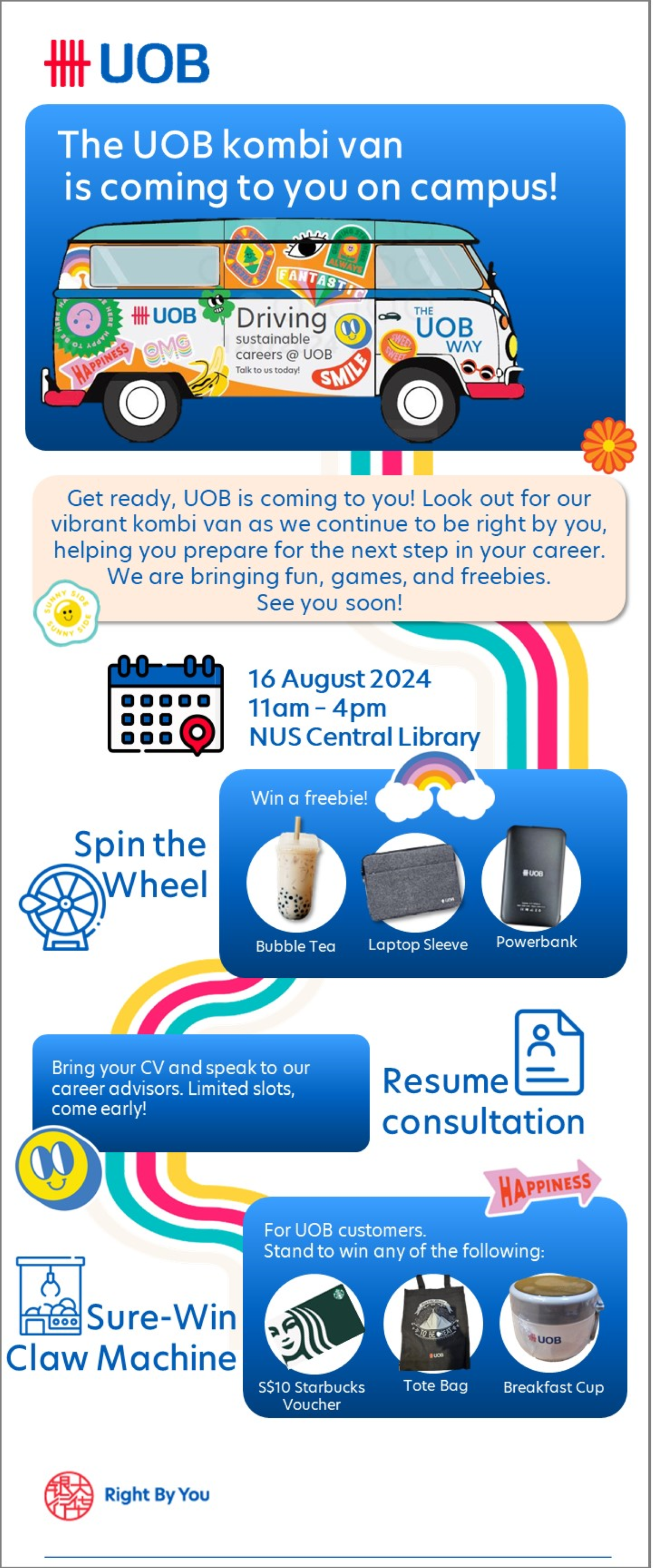 UOB Kombi Van Campus  EDM image