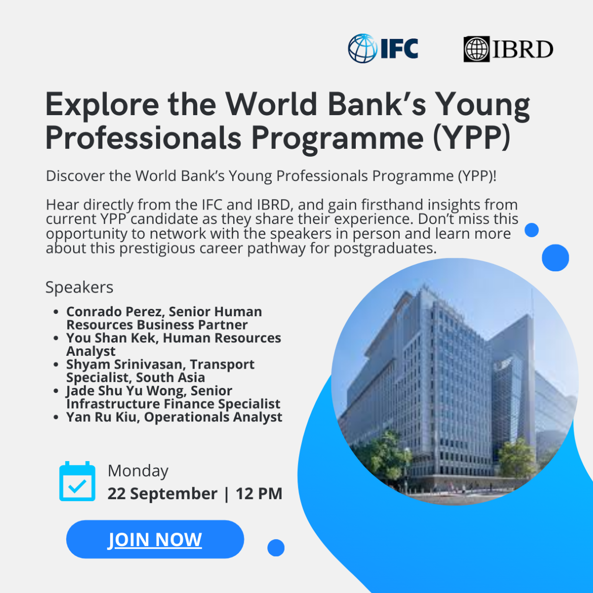 Explore the World Bank’s Youth Professional Programme (YPP) EDM image