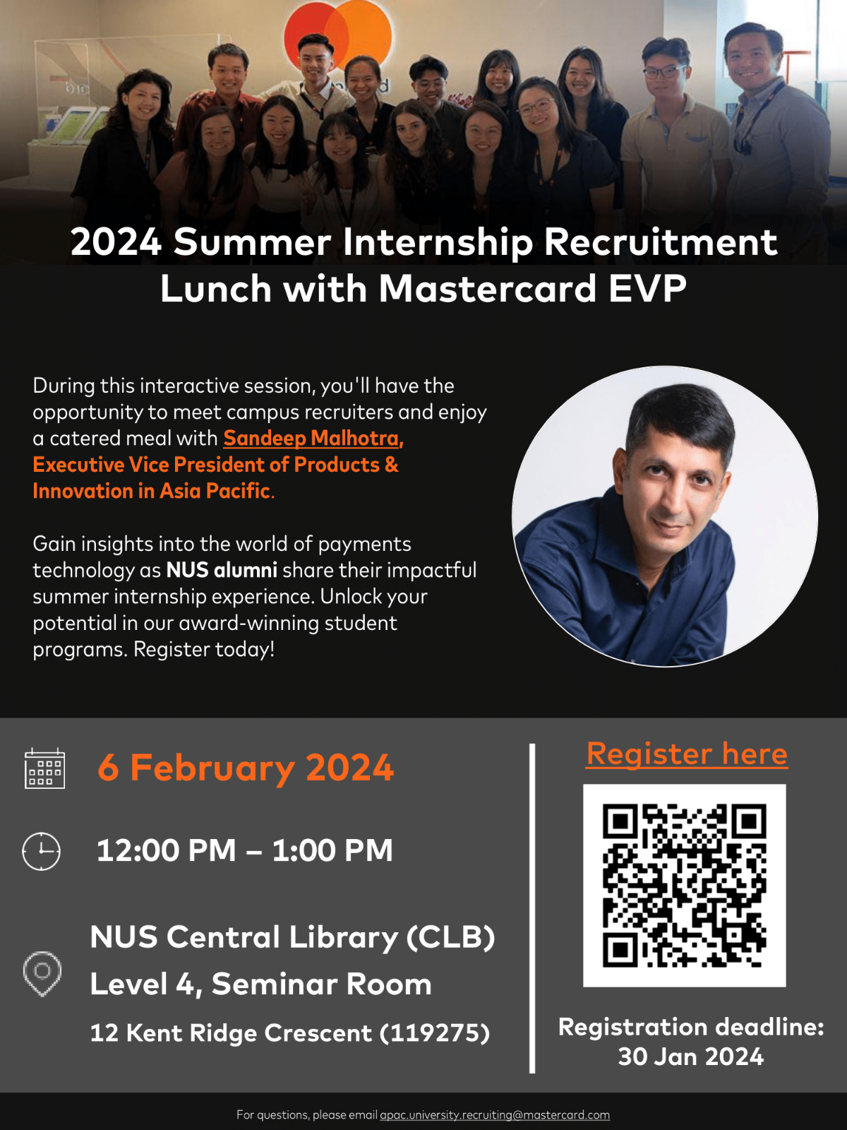 2024 Summer Internship Recruitment Lunch With Mastercard EVP NUS   2024 Summer Internship Recruitment Lunch With Mastercard Evp February 2024 Edm 