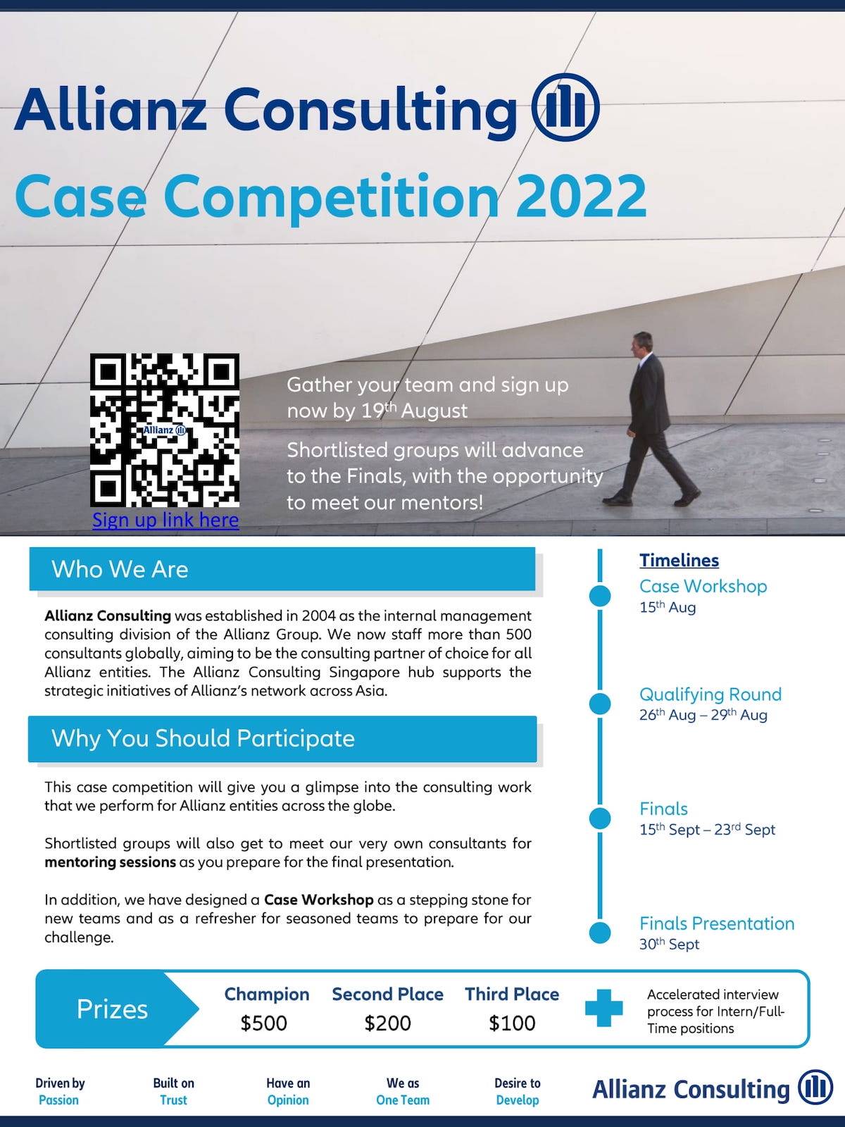 Allianz Consulting Case Competition 2022 EDM image