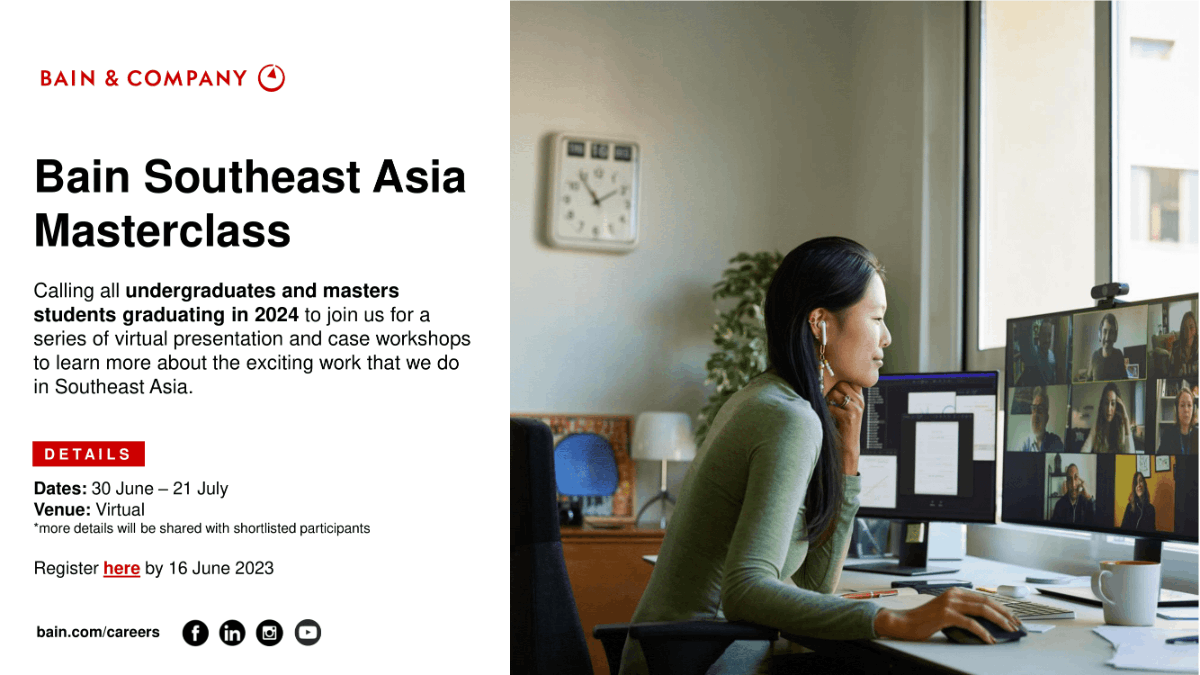 Bain Southeast Asia Masterclass EDM image