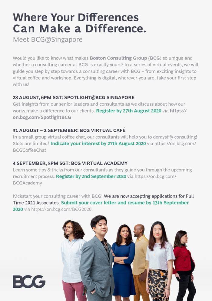 Spotlight Bcg Singapore Nus Centre For Future Ready Graduates
