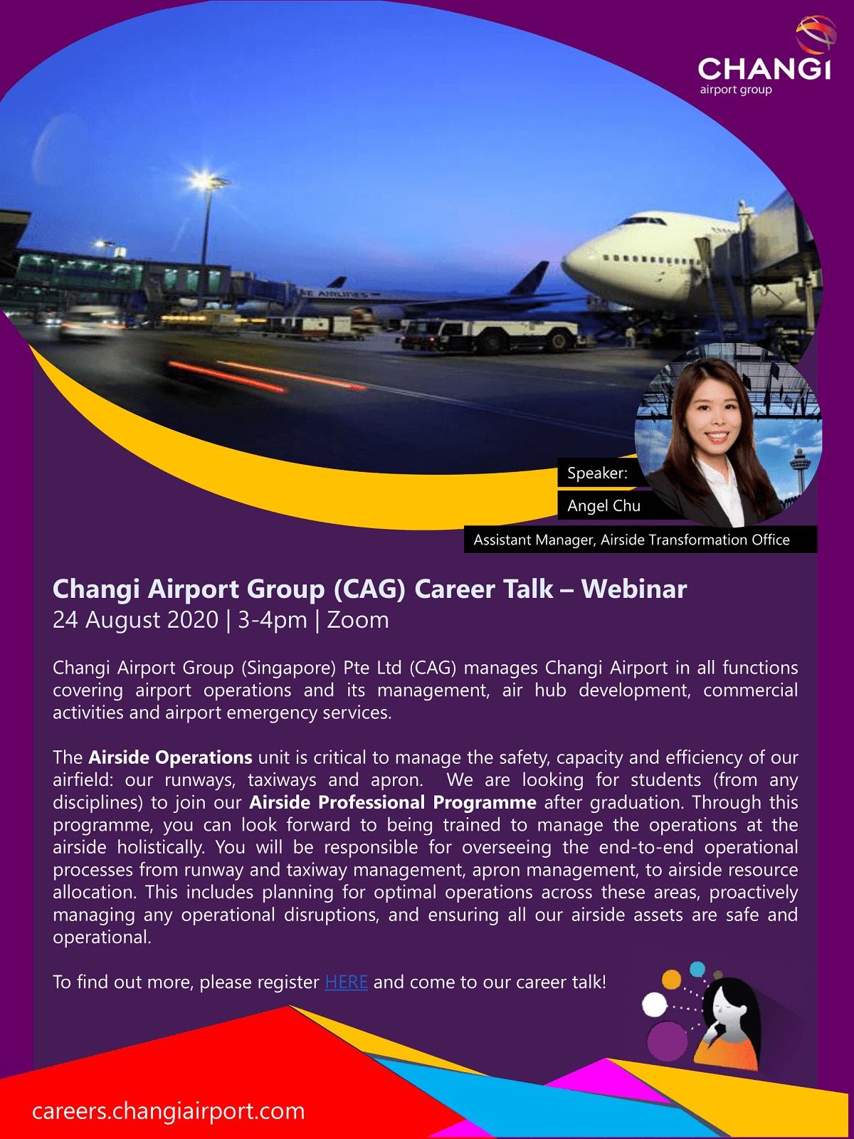 Changi Airport Group Cag Airside Professional Programme Career Talk Nus Centre For Future Ready Graduates