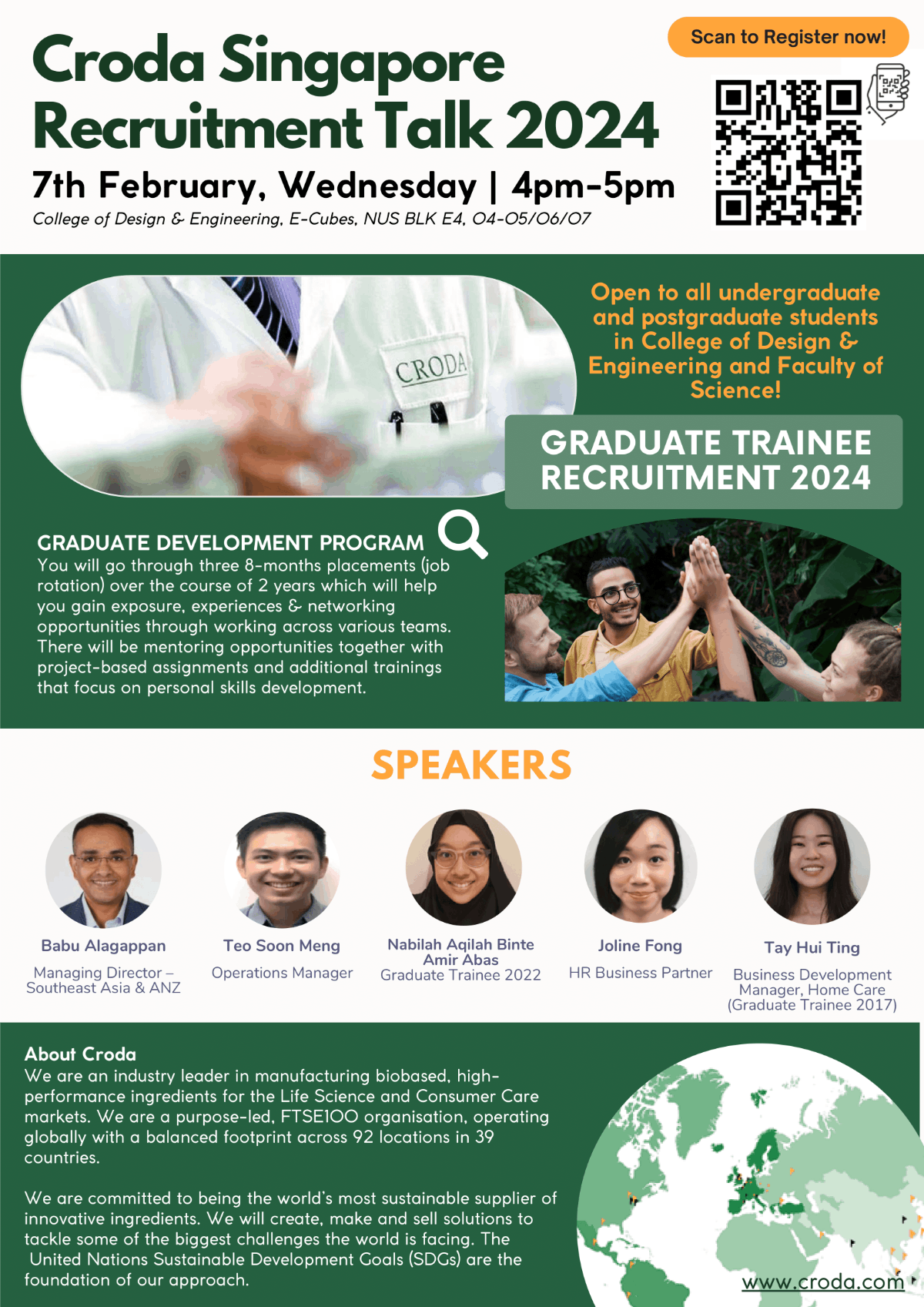 Croda Singapore Recruitment Talk 2024 EDM image