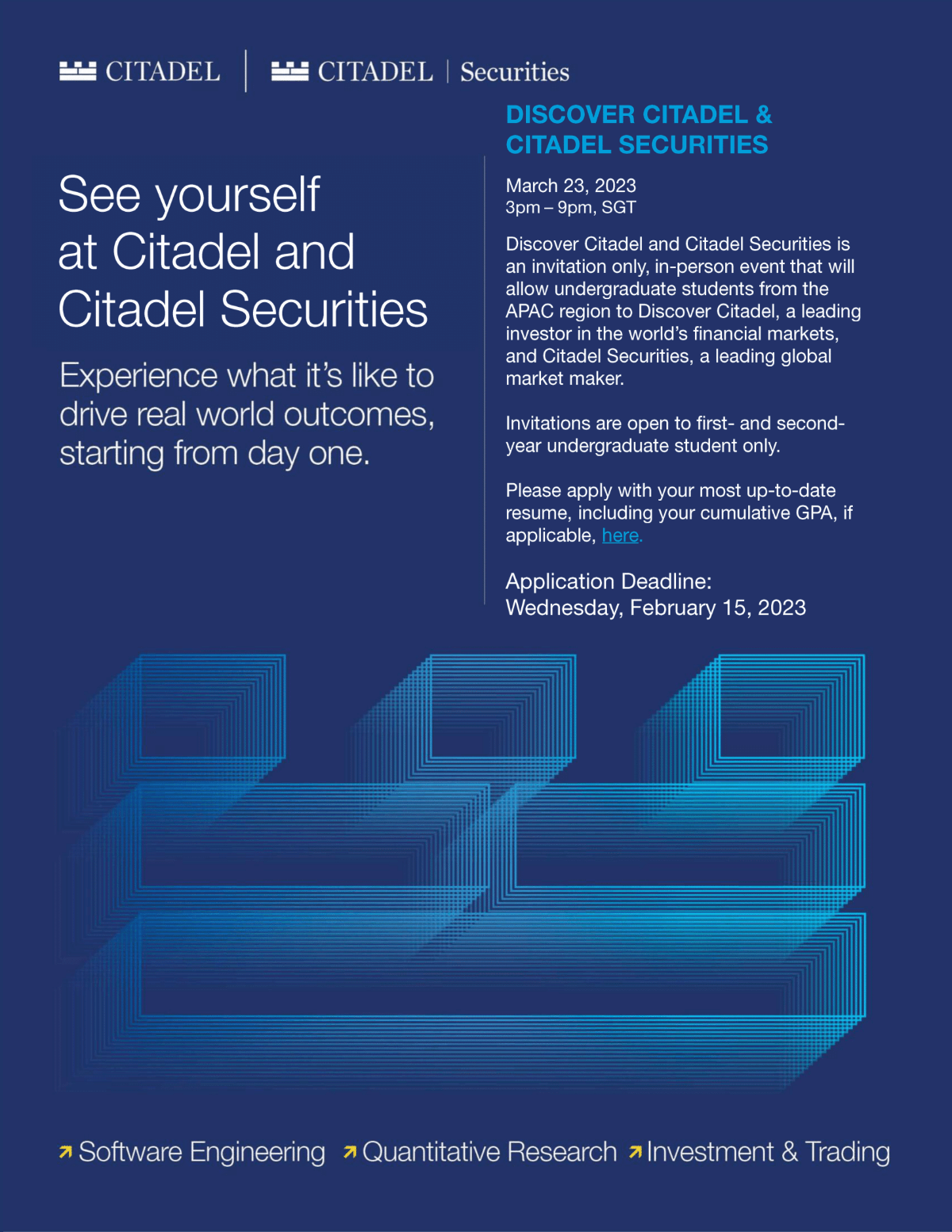 Discover Citadel & Citadel Securities NUS Centre for Futureready