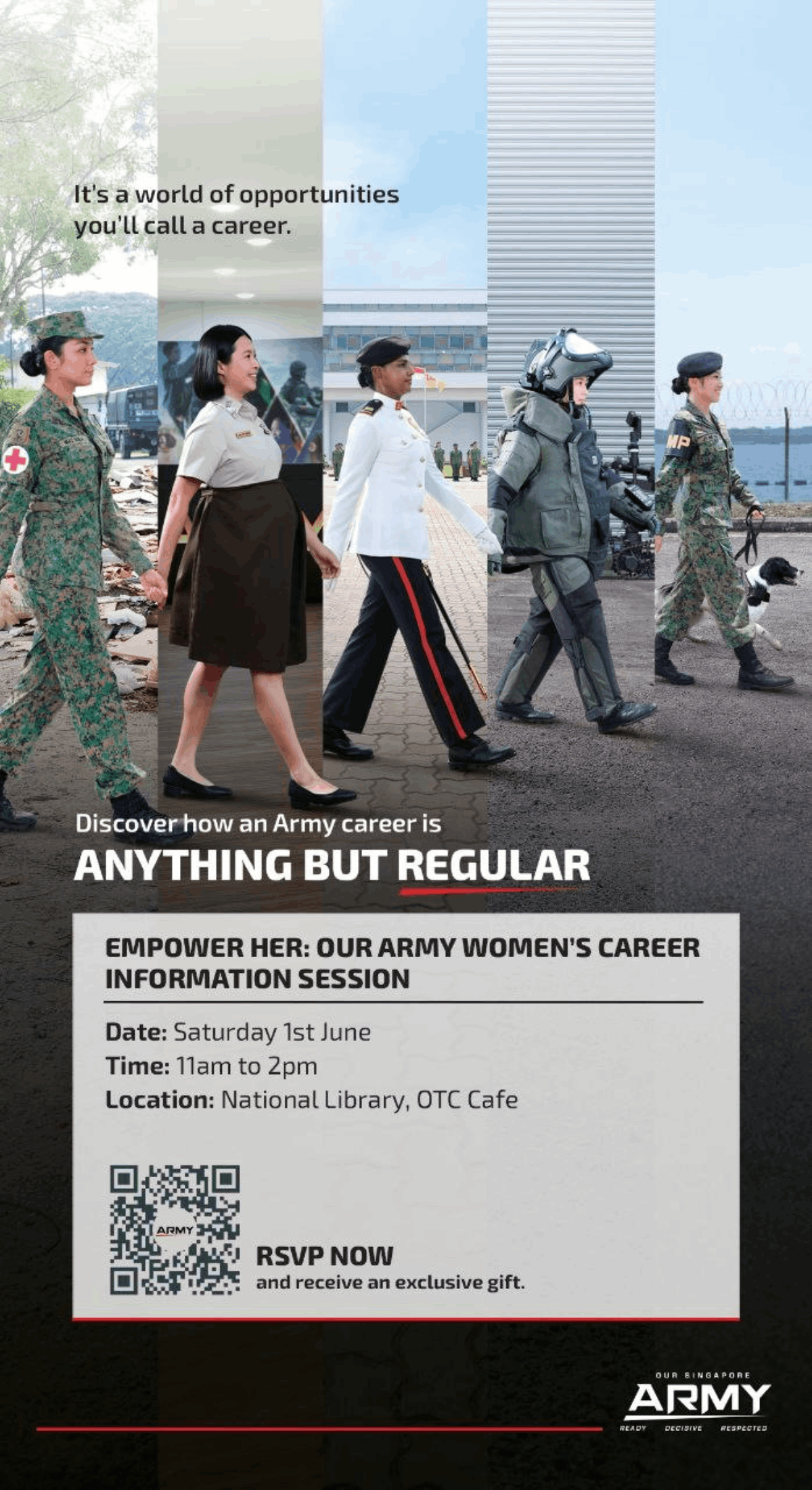 Empower Her - Our Army Women's Career Info Session EDM image