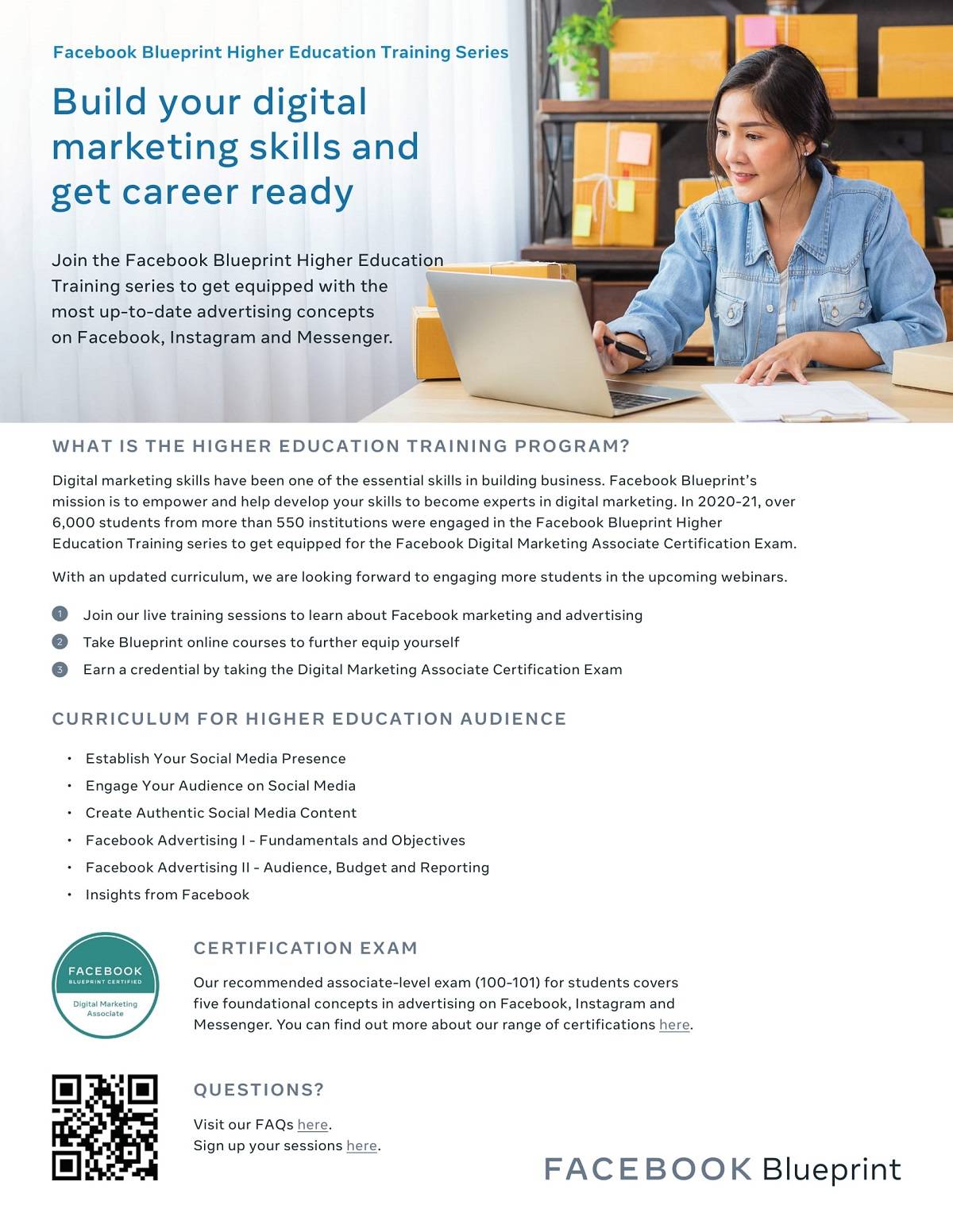 Facebook Blueprint Higher Education Training NUS Centre for Future