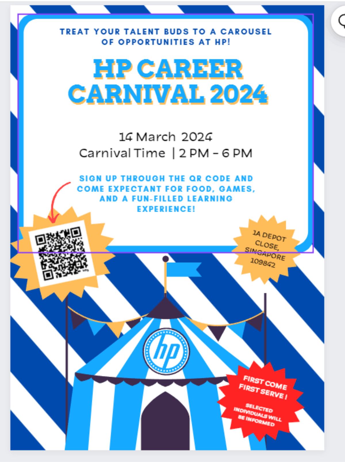 HP Career Carnival 2024 EDM image