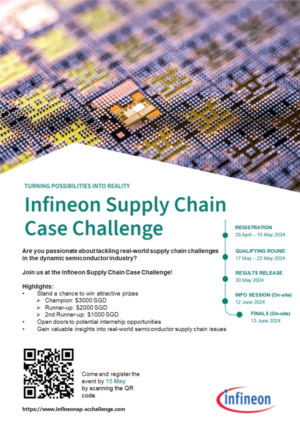 Infineon Supply Chain Case Challenge 2024 EDM image