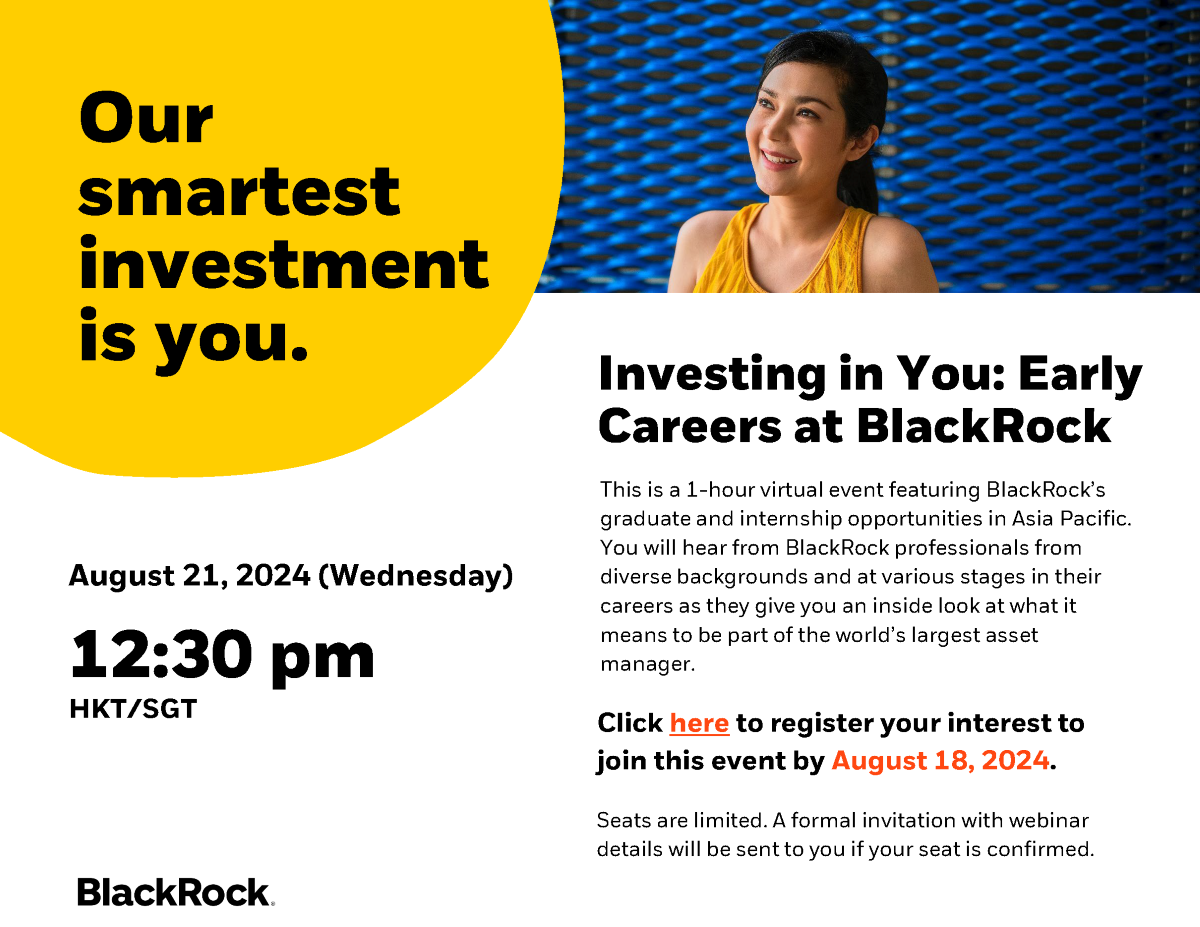 Investing in You: Early Careers at BlackRock EDM image