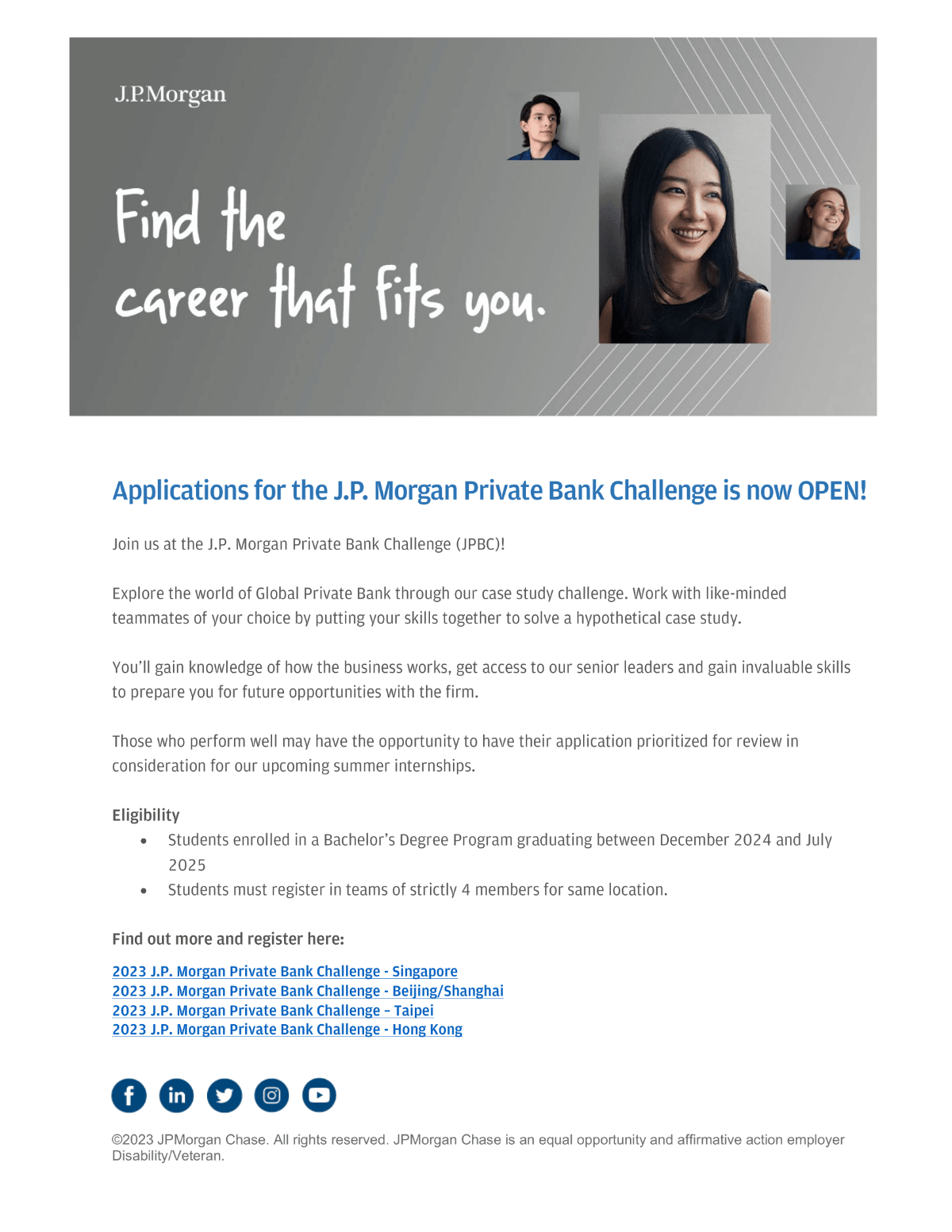 J P Morgan Private Bank Challenge NUS Centre For Future Ready Graduates   J P Morgan Private Bank Challenge January Edm 2023 