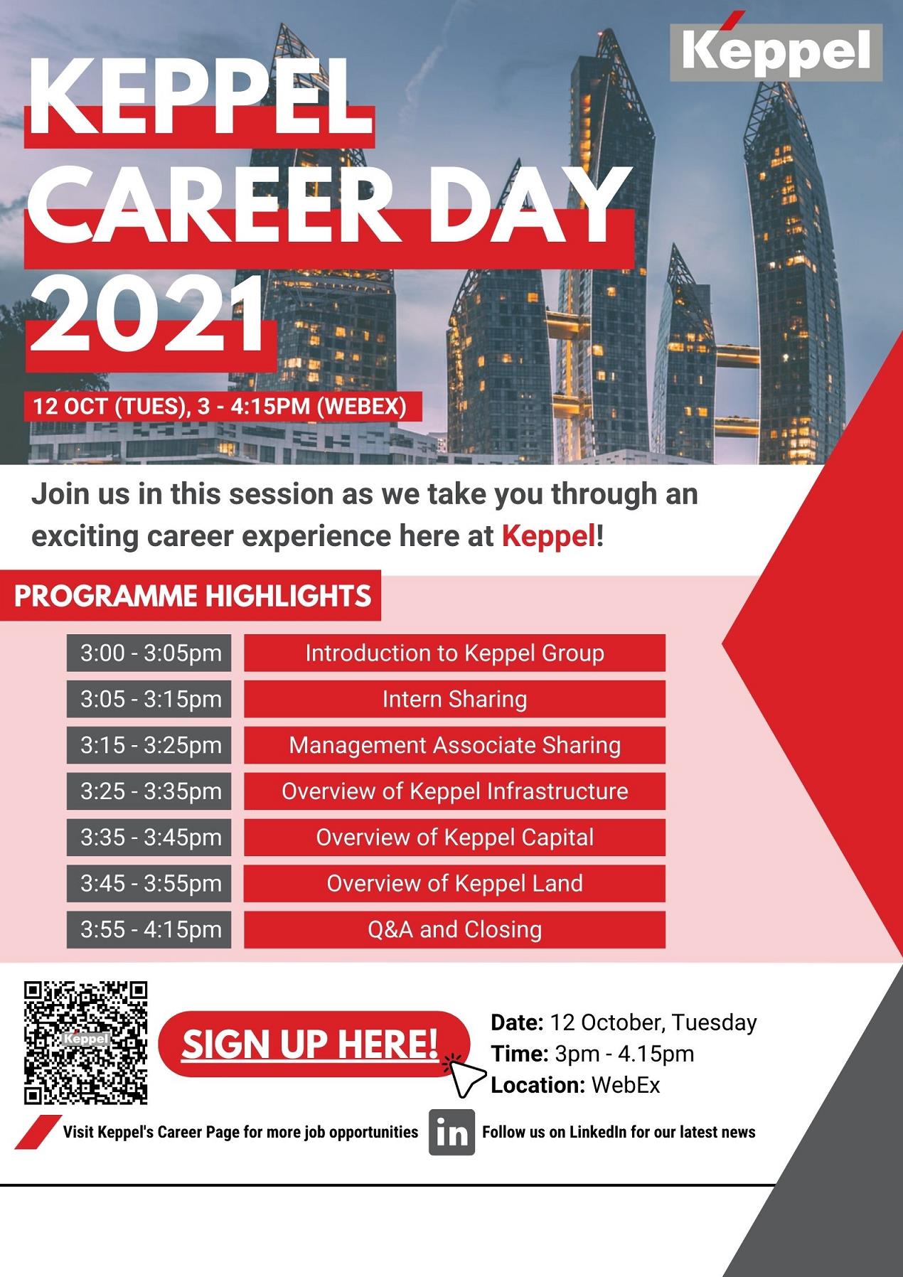 Keppel Career Day 2021 NUS Centre for Futureready Graduates