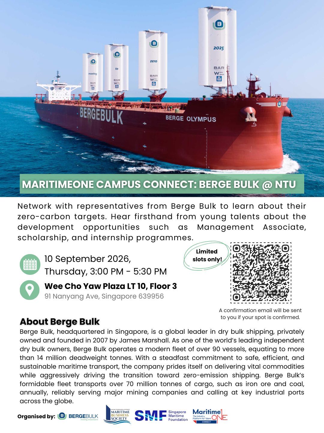 MaritimeOne Campus Connect: Berge Bulk @ NTU EDM image