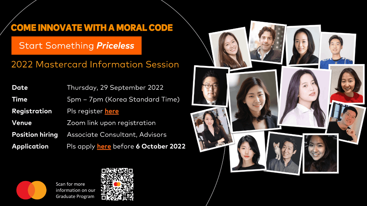 Mastercard Korea Campus Info inar NUS Centre for Futureready