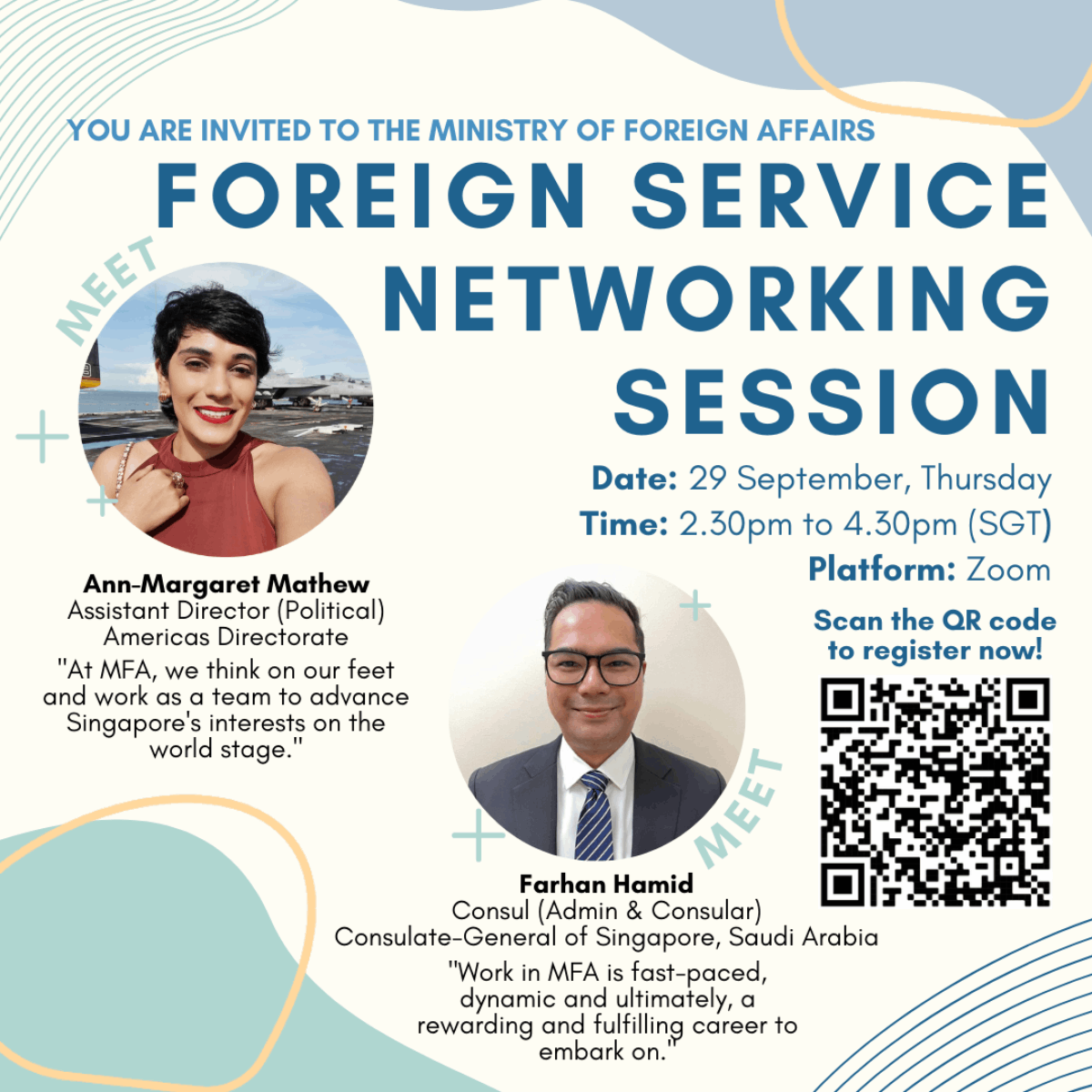 MFA Foreign Service Networking Session - NUS Centre for Future-ready ...