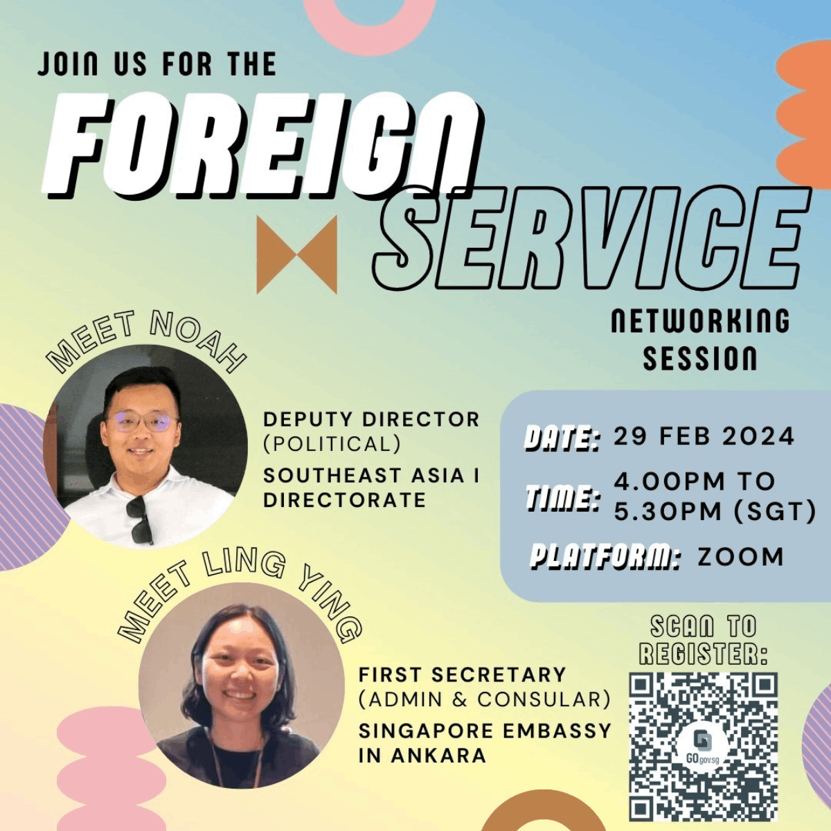 Foreign Service Online Networking Session EDM image
