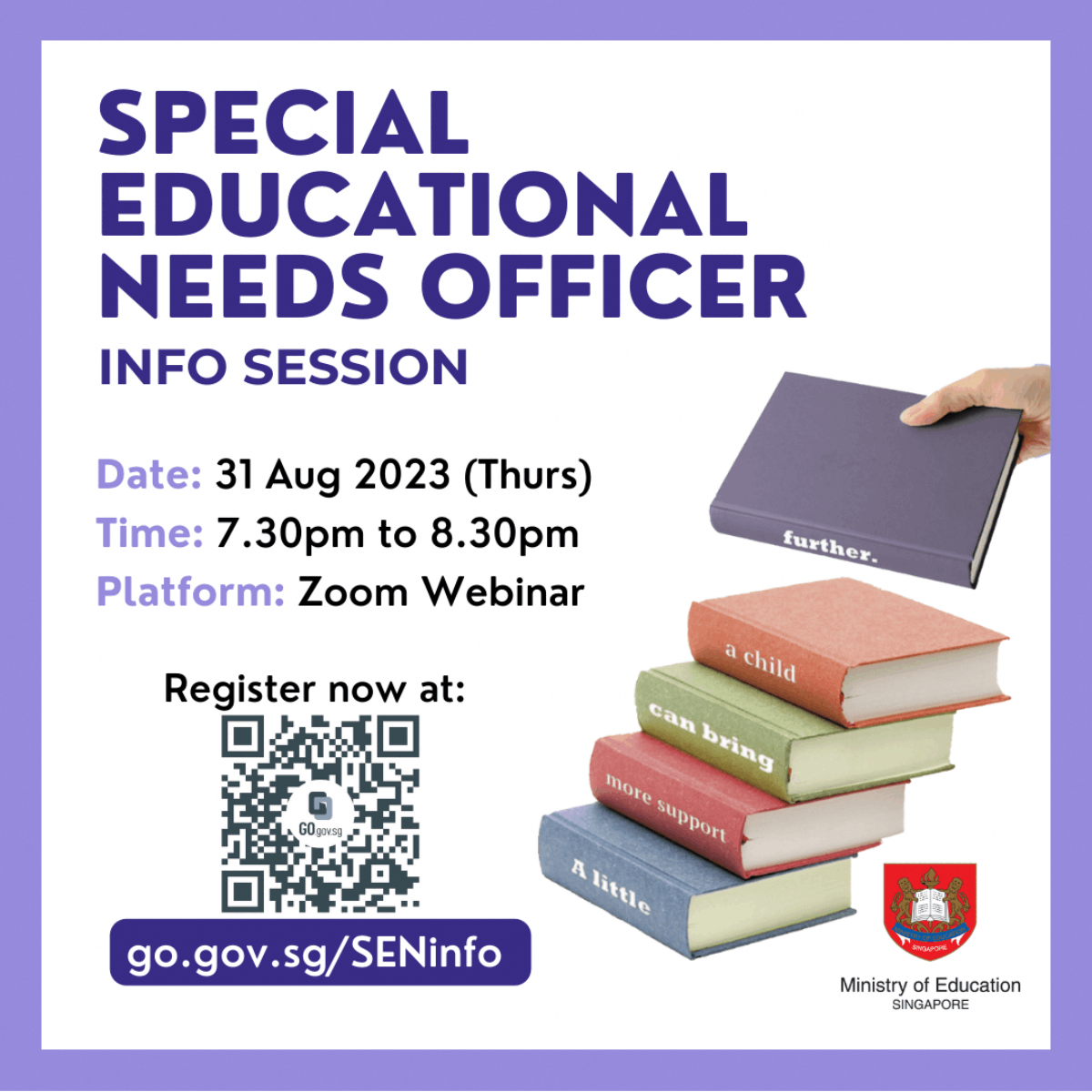 MOE Special Educational Needs (SEN) Officer Information Session NUS