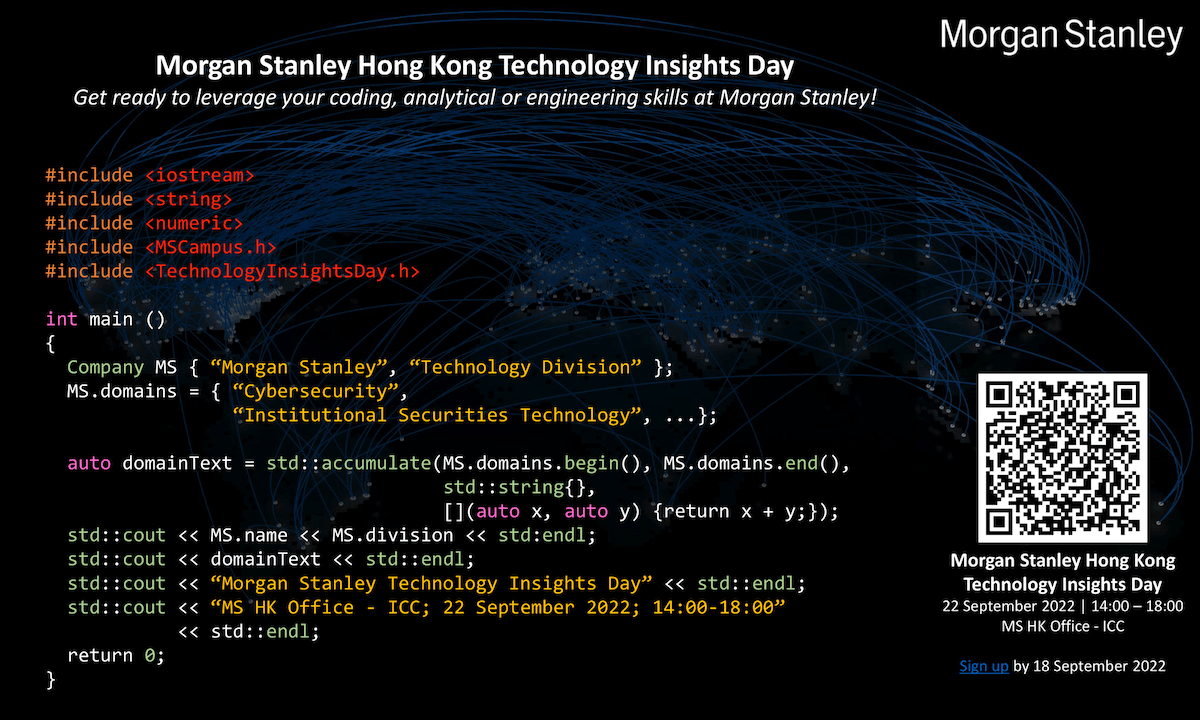 Stanley Hong Kong Technology Insights Day NUS Centre for