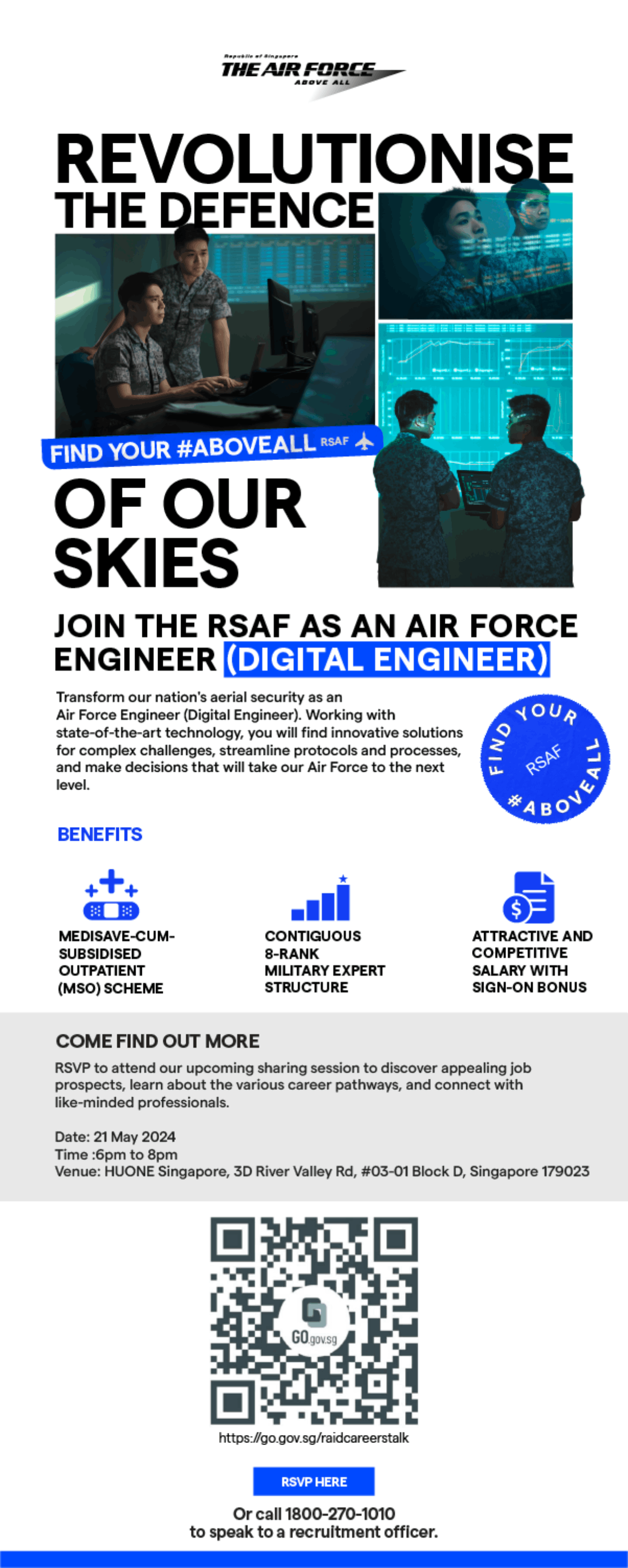 RSAF RAiD Careers Talk EDM image