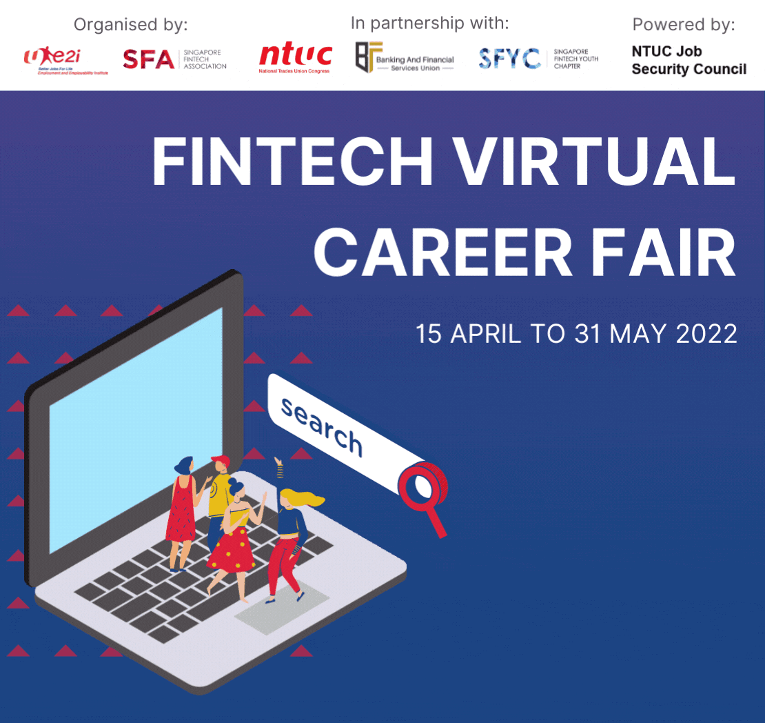 Fintech Virtual Career Fair EDM image