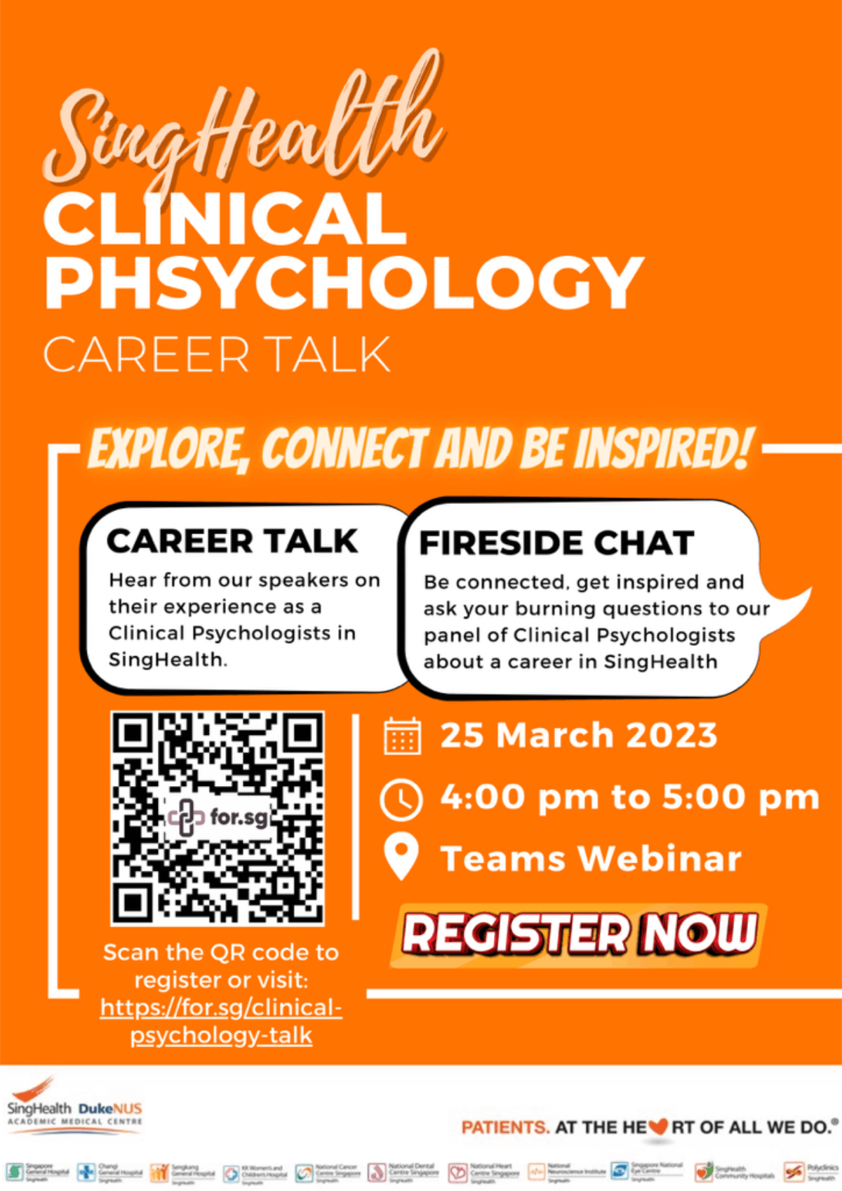 SingHealth Clinical Psychology Career Talk EDM image