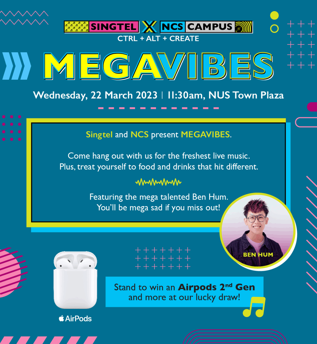 Singtel and NCS present Campus MEGAVIBES EDM image