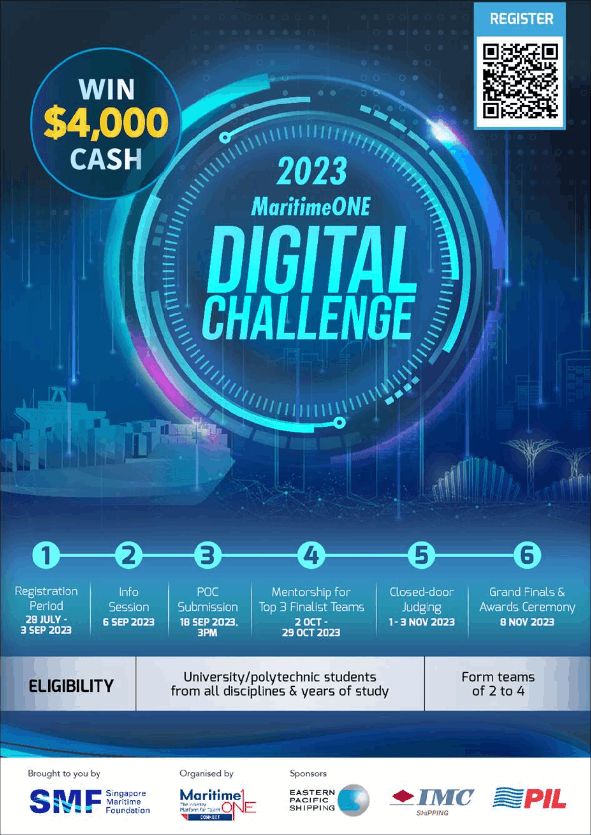 MaritimeONE Digital Challenge 2023 NUS Centre for Futureready Graduates