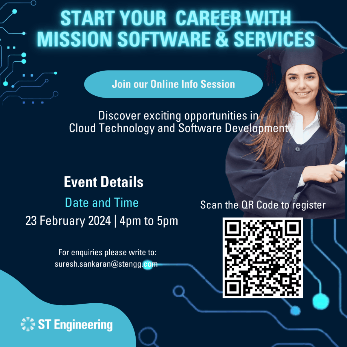 ST Engineering: Start your career with Mission Software and Services EDM image