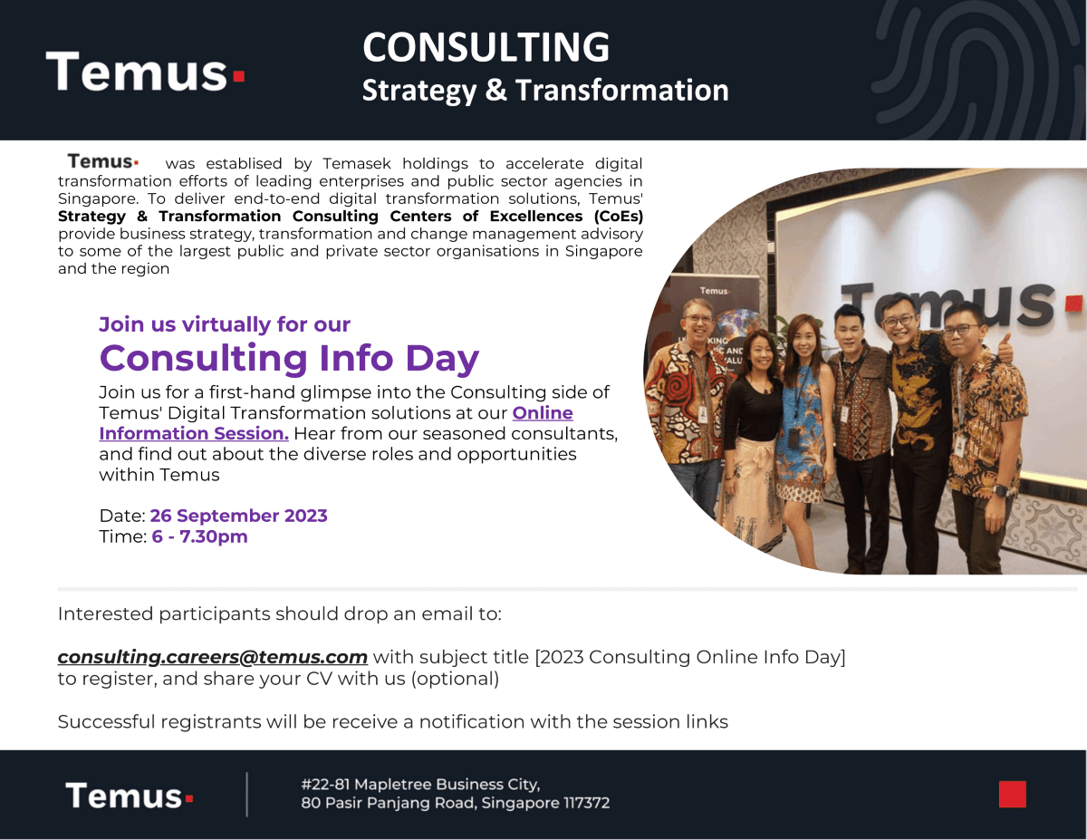 TEMUS Consulting Info Day EDM image