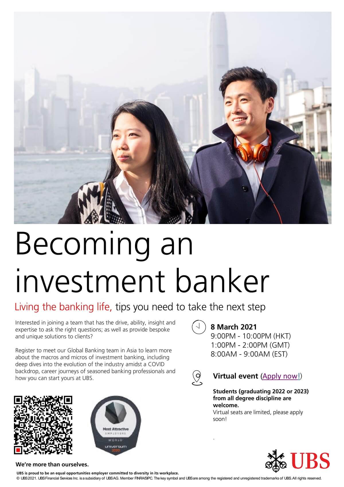 Calendrier Universitaire Ubs 2022 2023 Becoming An Investment Banker | NUS Centre for Future ready Graduates