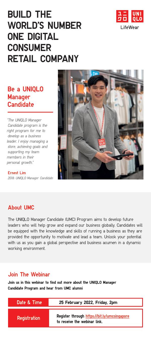 Uniqlo Manager Candidate UNIQLO Store Staff  Uniqlo Việt Nam  Quan hệ  Doanh nghiệp  Cựu sinh viên Đại học Quốc tế của người Việt