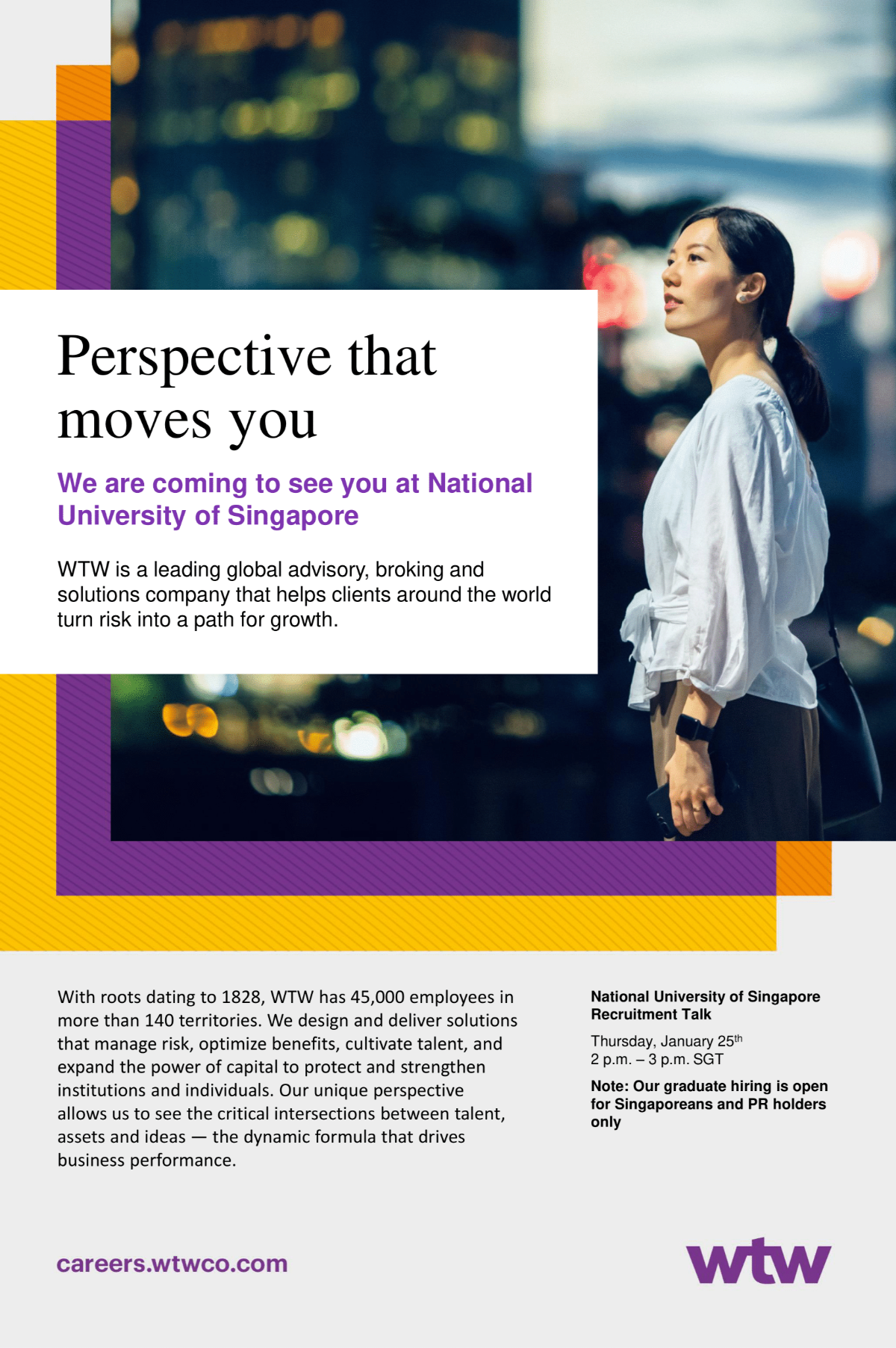 Willis Towers Watson Recruitment Talk EDM image