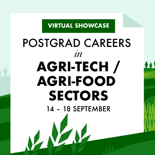 Virtual Showcase: Postgraduate Careers in Agri-Tech / Agri-Food Sectors Organizer Logo