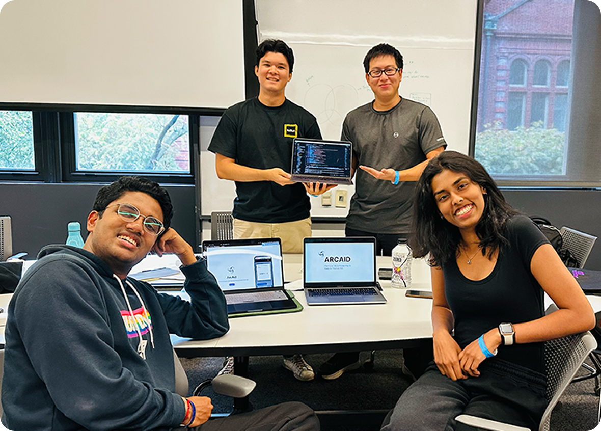 Sindhu and team at PennApps