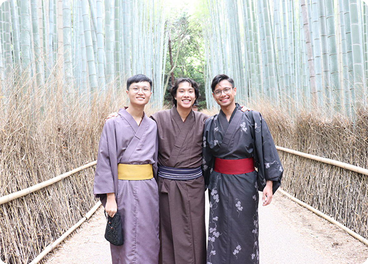 Haziq in Kyoto Bamboo Forest