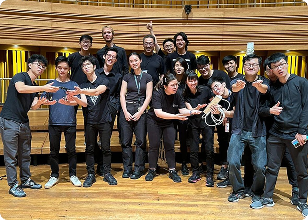 Michael with AAS cohort at YST Southeast Asian Golden Age Symphony