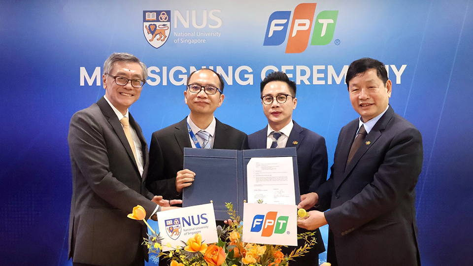 FPT and National University of Singapore join forces in driving AI innovation and fostering talent development