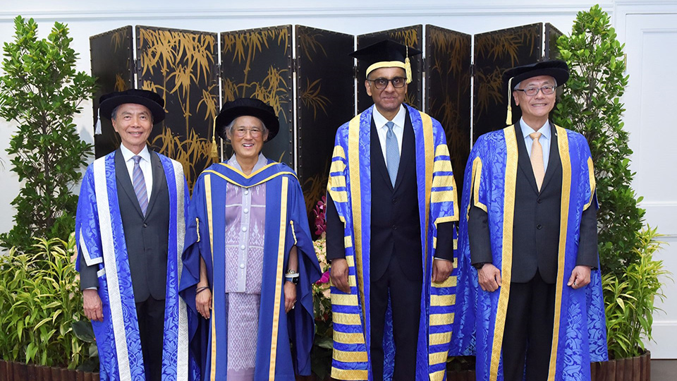 NUS honorary degree conferred on Princess Maha Chakri Sirindhorn