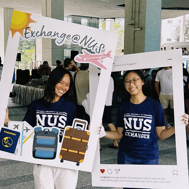 NUS Global’s Exchangers Welcome Tea