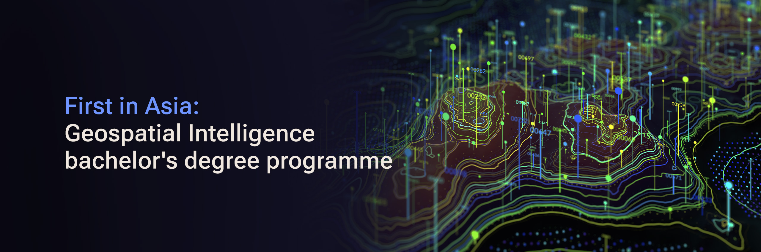 First in Asia: Geospatial Intelligence bachelor's degree programme