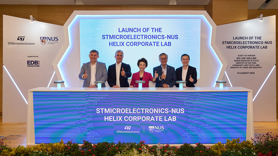 STMicroelectronics and NUS launch Corporate Lab to power the future of Edge AI in Singapore