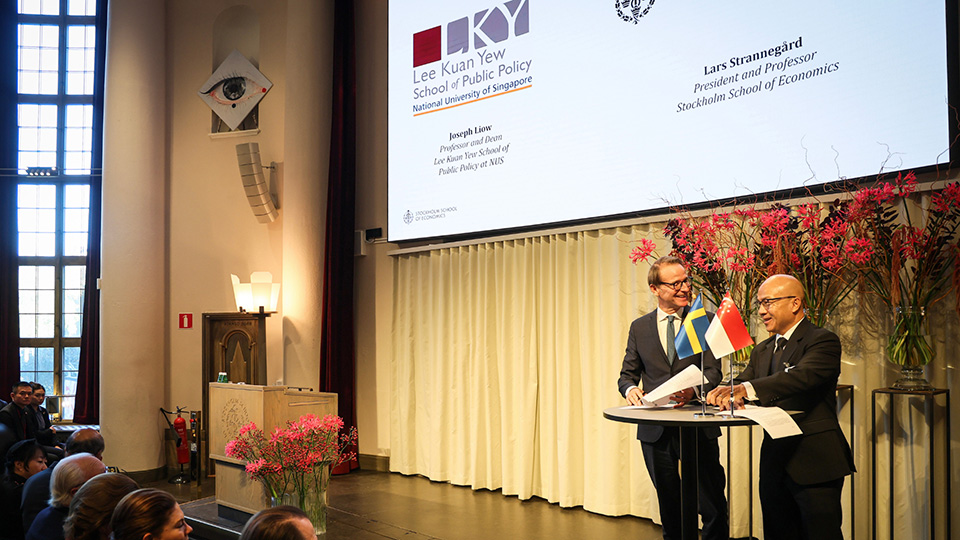 LKYSPP deepens collaboration with Swedish universities