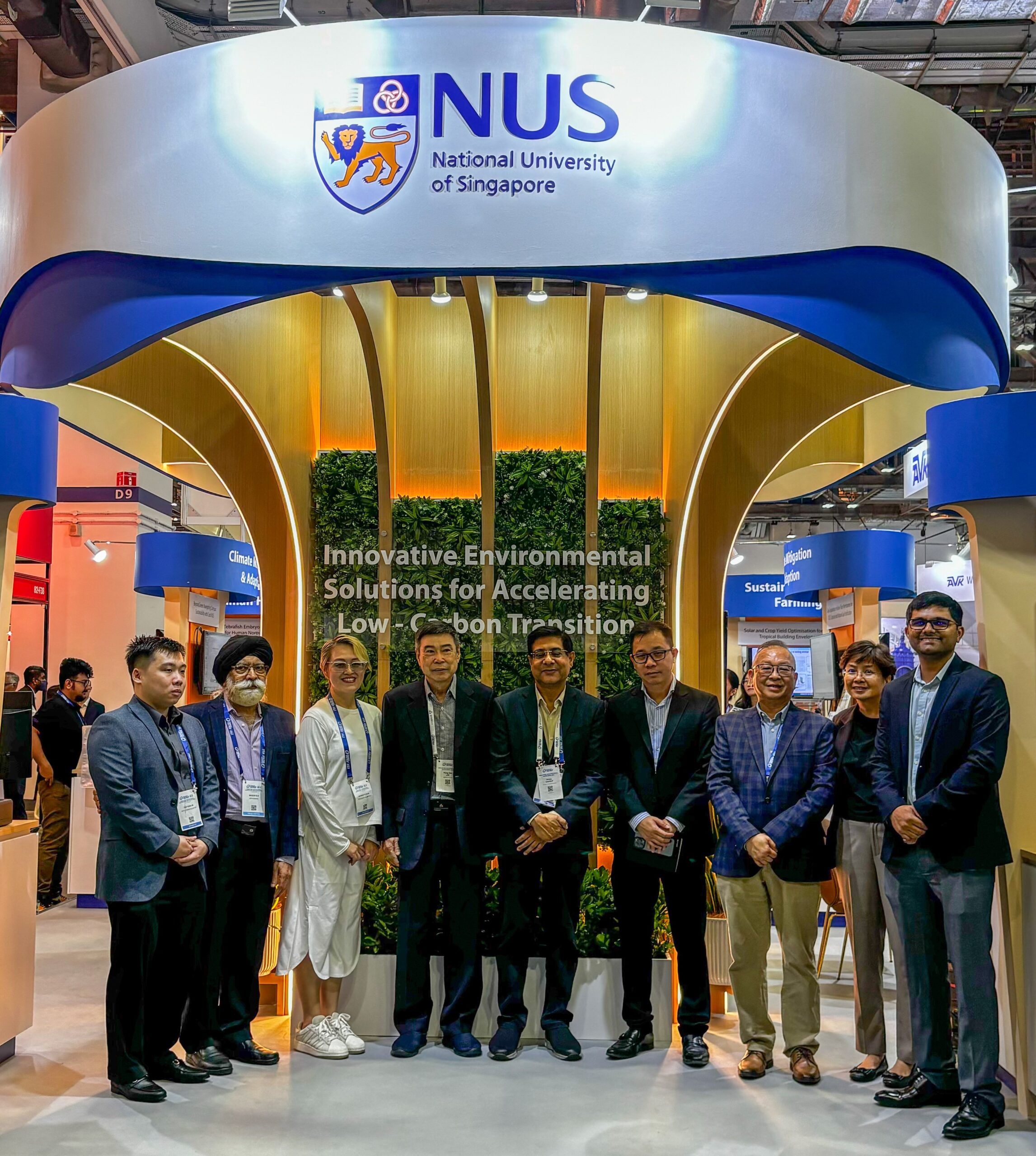 (From Left to Right) Mr Tan Yuan Jin, Mr GS Baveja, Ms Georgette Kuek, Dr Lim Mong Hoo, Assoc Prof Sanjay Swarup, Mr Jonathan Loh, Dr Peter Kew, Dr Lee Lai Yoke and Dr Vishal Wagholikar