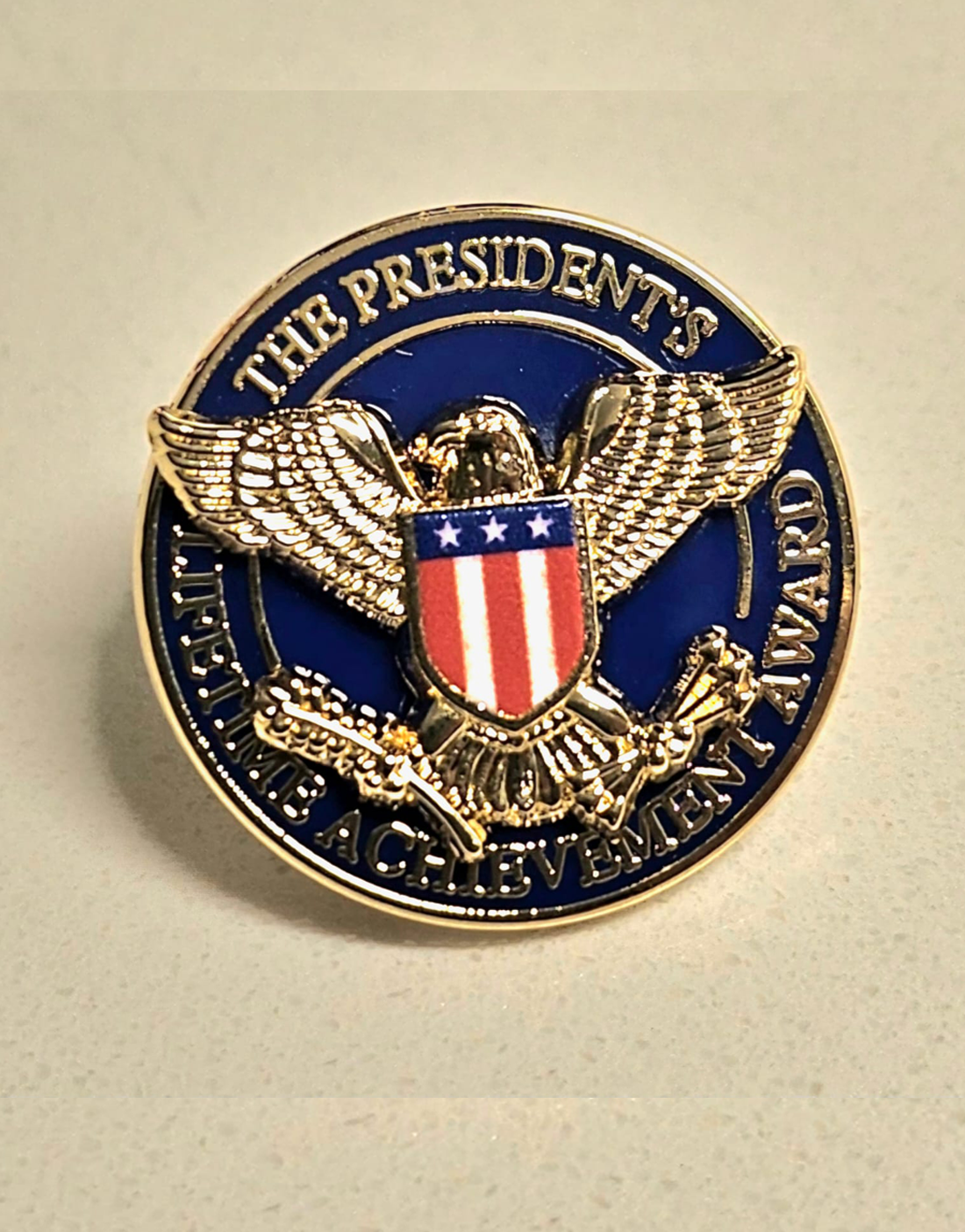 “The President’s Lifetime Achievement Award” Badge received