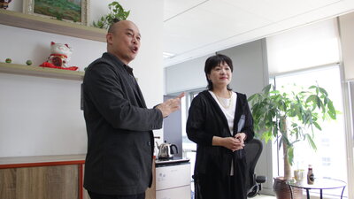 Lecturer of Humanities, Dr Lee Chee Keng and Ms Wang Li Ping