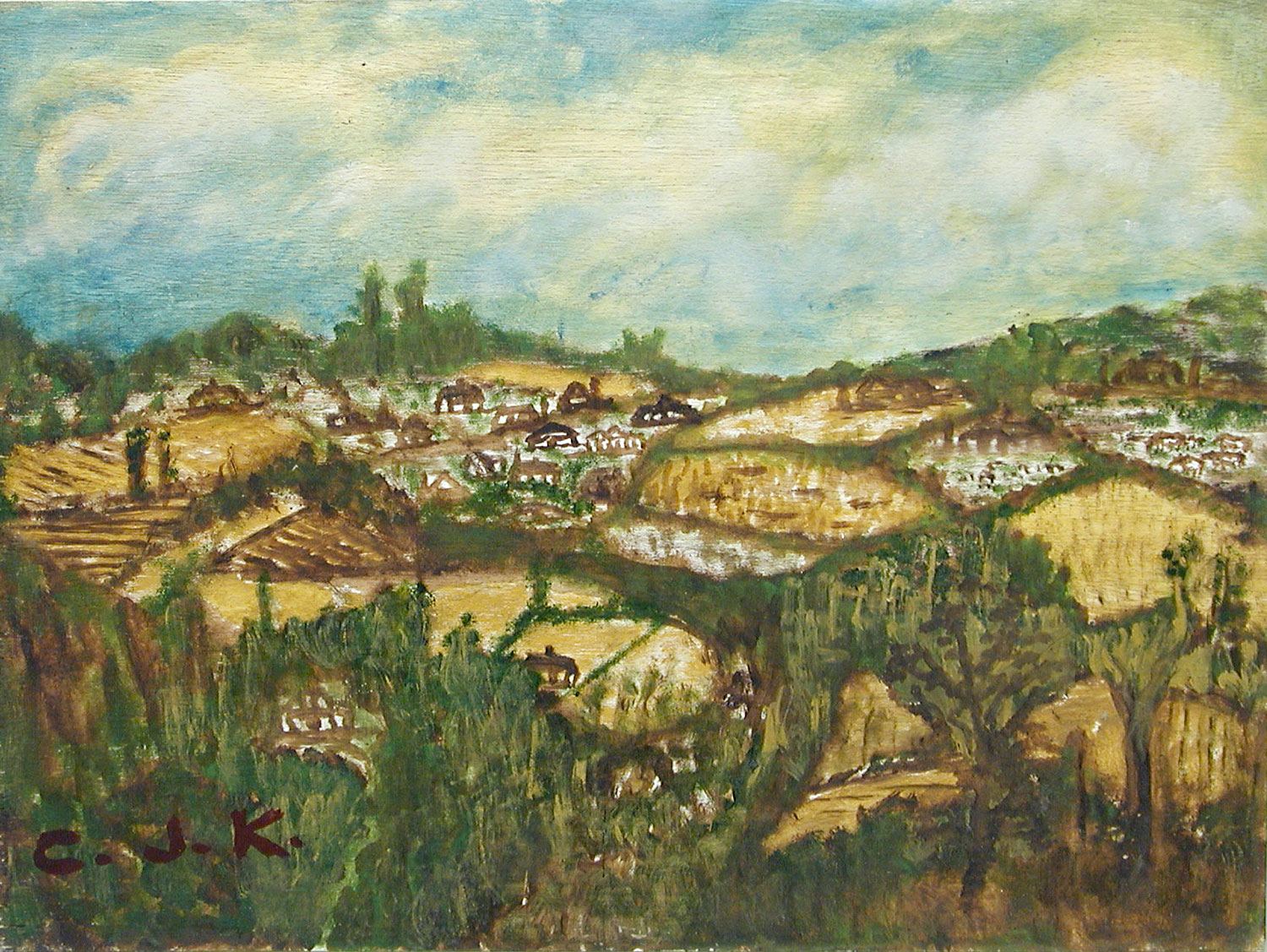 C J Koh landscape painting