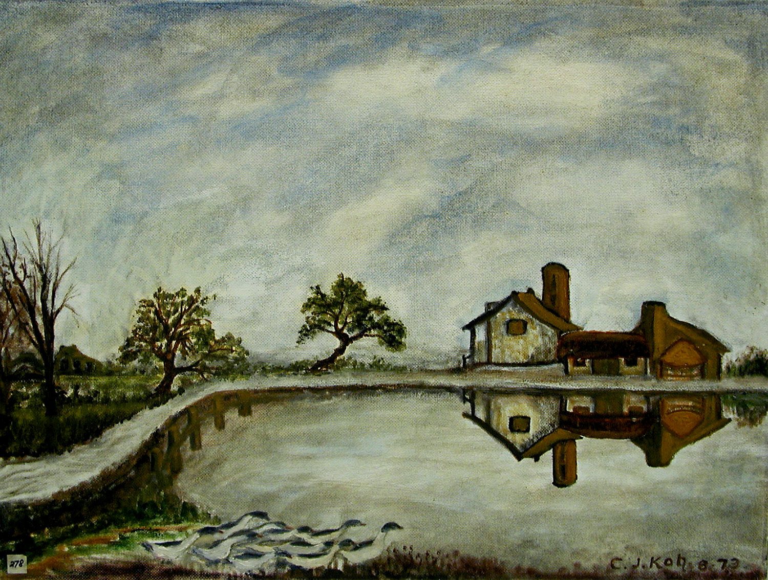 C J Koh landscape painting