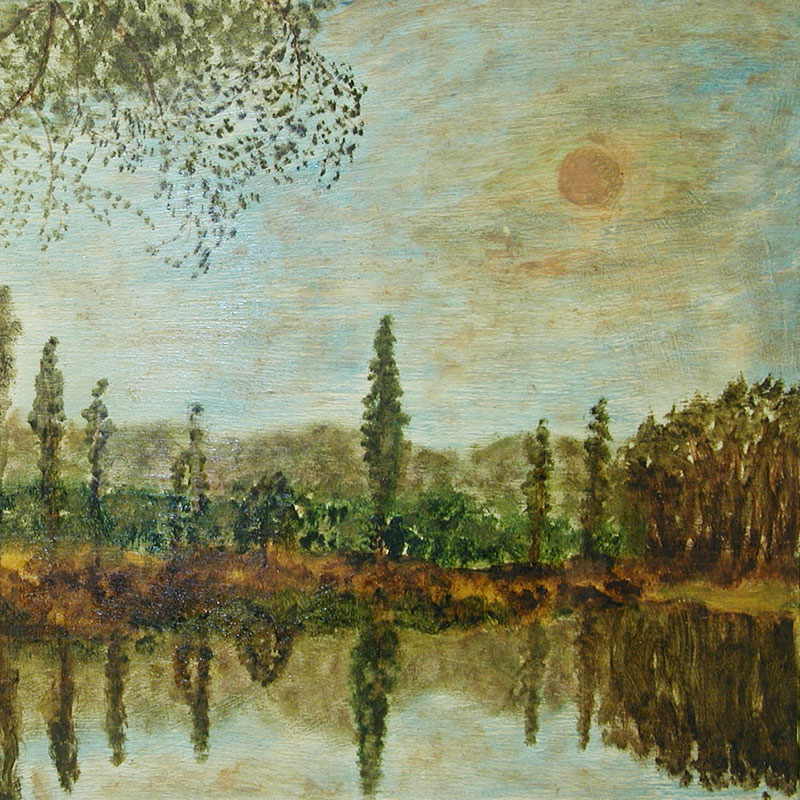 lakeside painting