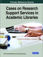 cases on research support services in academic libraries book cover