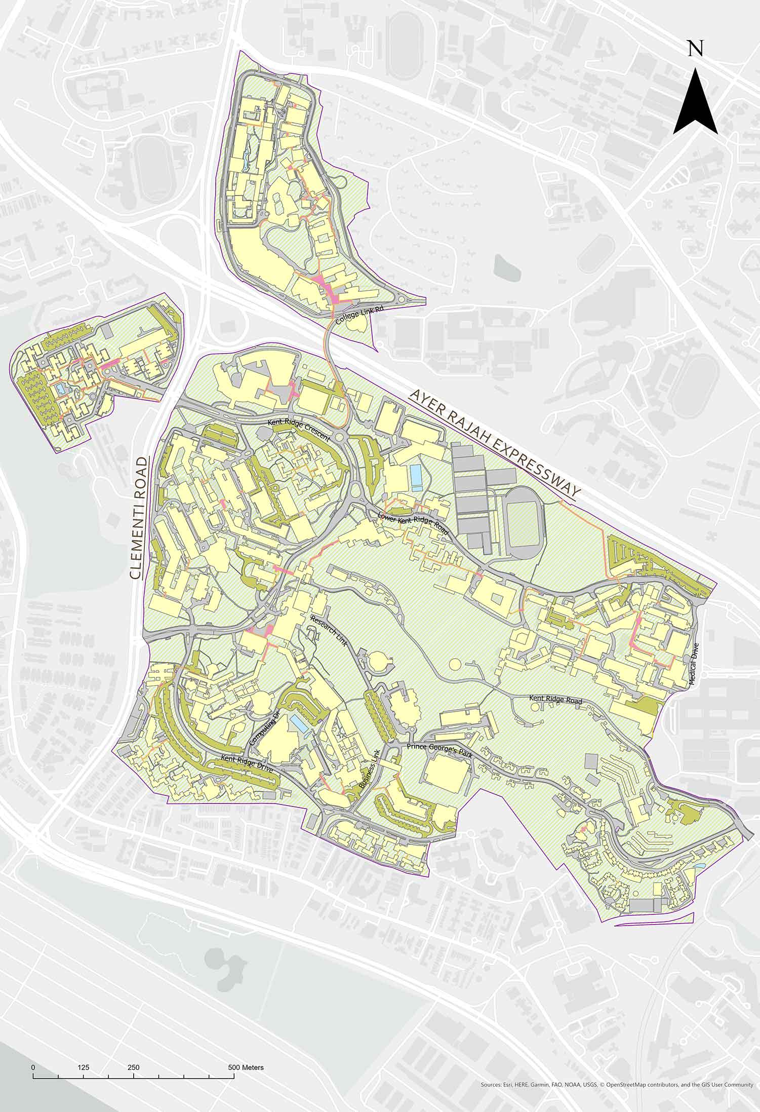 Kent Ridge Campus Map